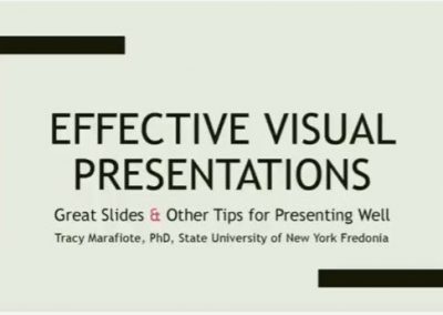 Crafting Effective Presentations