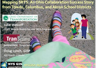 Mapping SRTS: An Ohio Collaboration Success Story from Toledo, Columbus, and Akron School Districts