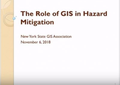 Hazard Mitigation and GIS