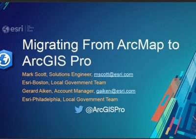 Migrating from ArcMap to ArcPro