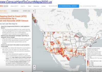 Mapping Hard to Count Communities for a Fair and Accurate 2020 Census