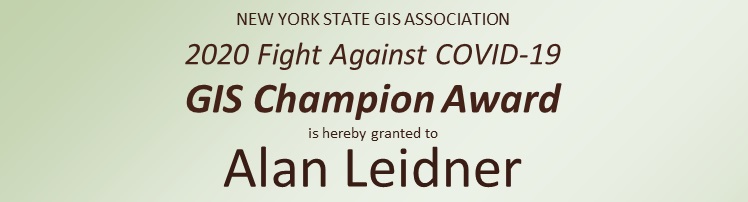 2020 GIS Champion: Alan Leidner