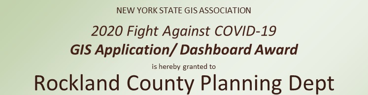 2020 Application/Dashboard Winner: Rockland County Planning Department