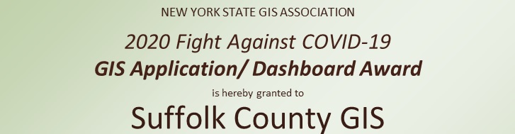 Erie County Ny Gis 2020 Application/Dashboard Winner: Suffolk County Gis | Nys Gis Association