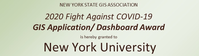 2020 Application/Dashboard Winner: New York University