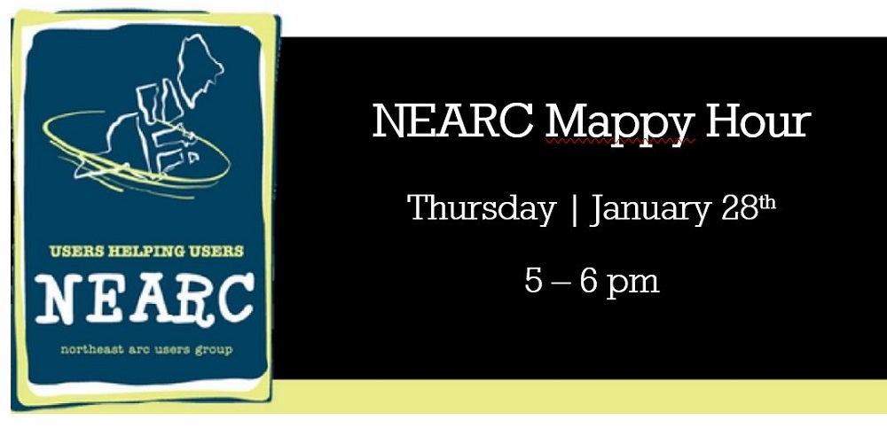 Save the Date! NEARC Mappy Hour on January 28th