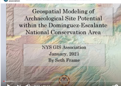 Geospatial Modeling of Archaeological Site Potential