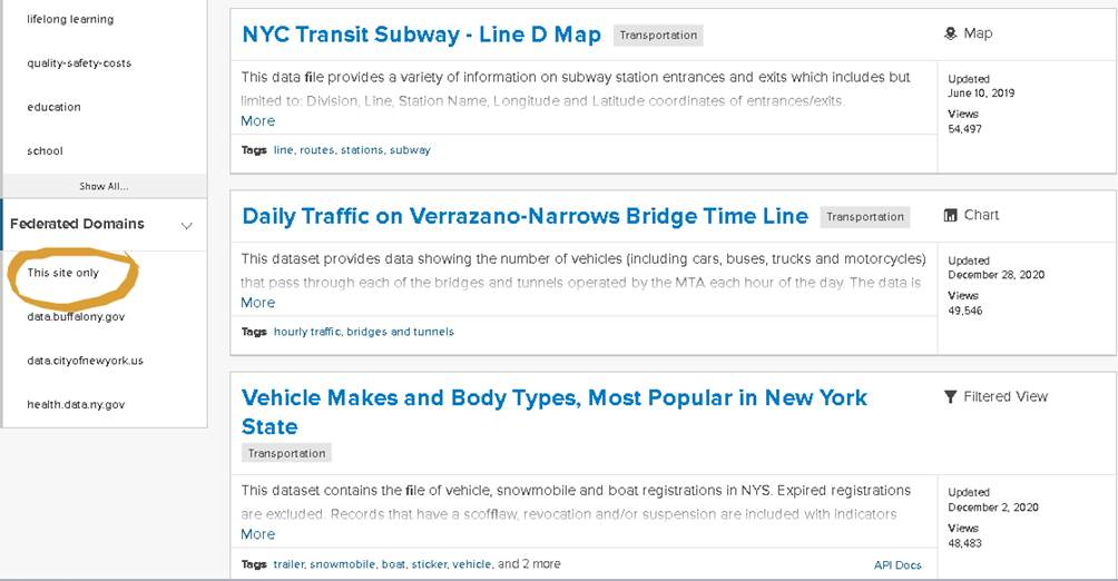 eSpatially – Cruising Empire State Data Portals for Geospatial Content