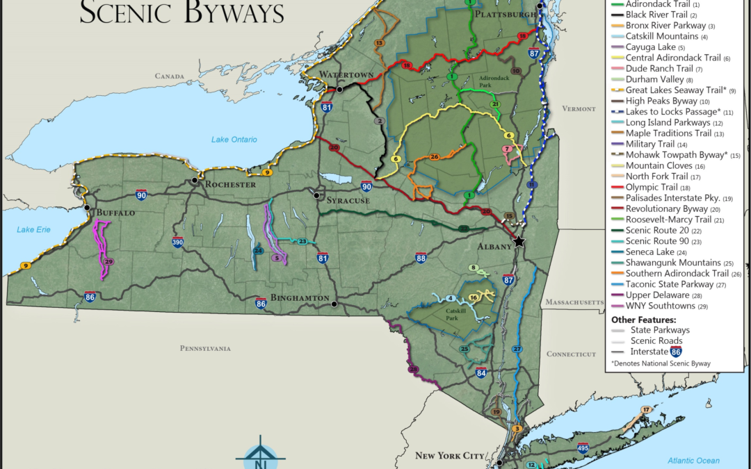 eSpatially – Celebrating – and Visualizing – New York State Scenic Byways
