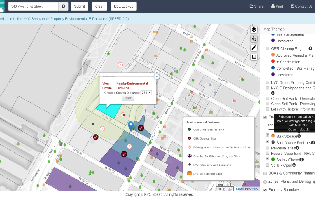 eSpatially – SPEED 2.0: Authoritative Environmental Remediation Mapping in New York City