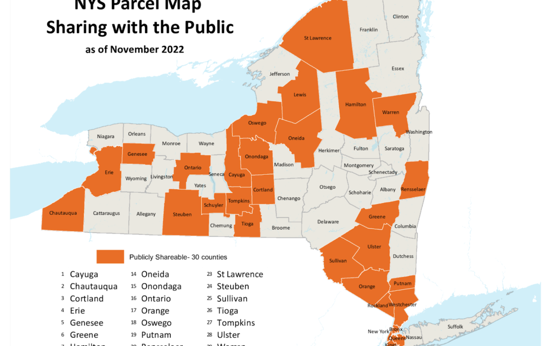 espatially – Tax Parcel Data Sharing in New York State