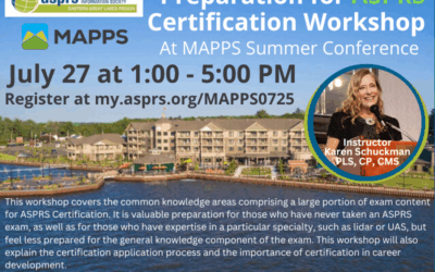 ASPRS Path to certification hosted by MAPPS