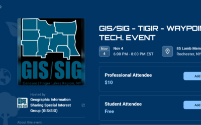 GIS/SIG – TIGIR – Waypoint Technologies Meet and Greet